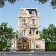 Mẫu thiết kế biệt thự tân cổ điển 3 tầng đẹp (TGDĐ: Anh Văn - Bắc Ninh) BT32683