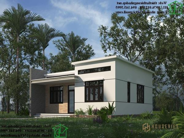 Chi phí xây dựng mái bằng rẻ hơn rất nhiều so với NDNC466.