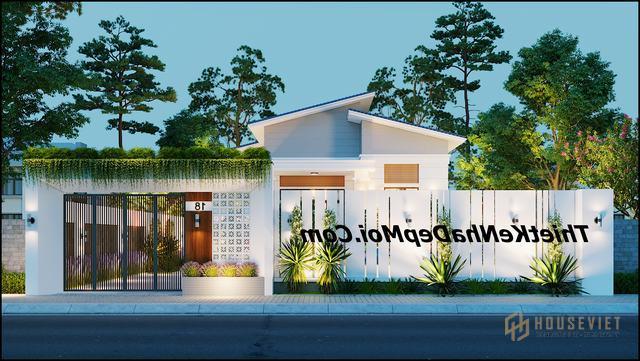 Nhà cấp 4 kiến trúc xanh