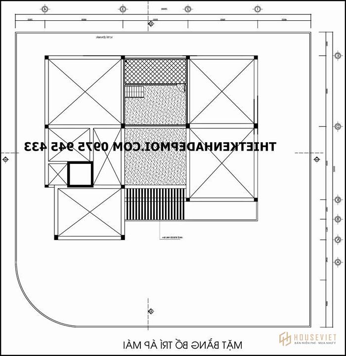 mat bang biet thu 3 tang phan mai thai 400m2