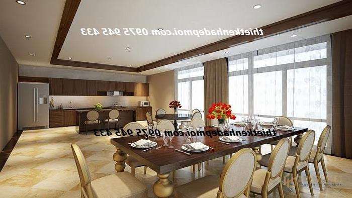 noi that phong bep an rong biet thu hien dai 3 tang mai thai dep