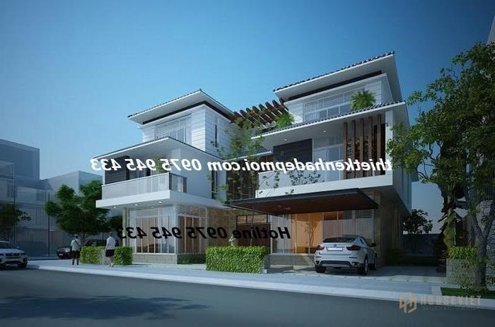 Biệt thự biển 3 tầng đẹp