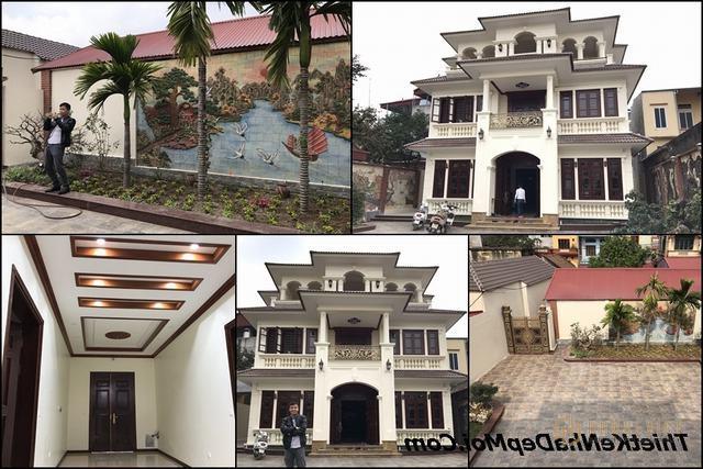 Xây biệt thự đẹp 3 tầng tại Bắc Ninh