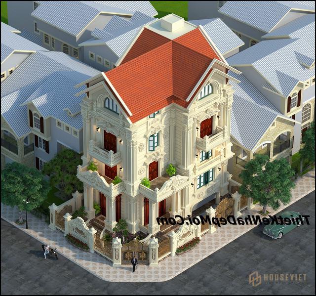 Biệt thự phố 4 tầng