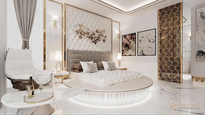 Thiết kế phòng ngủ 40m2 hiện đại