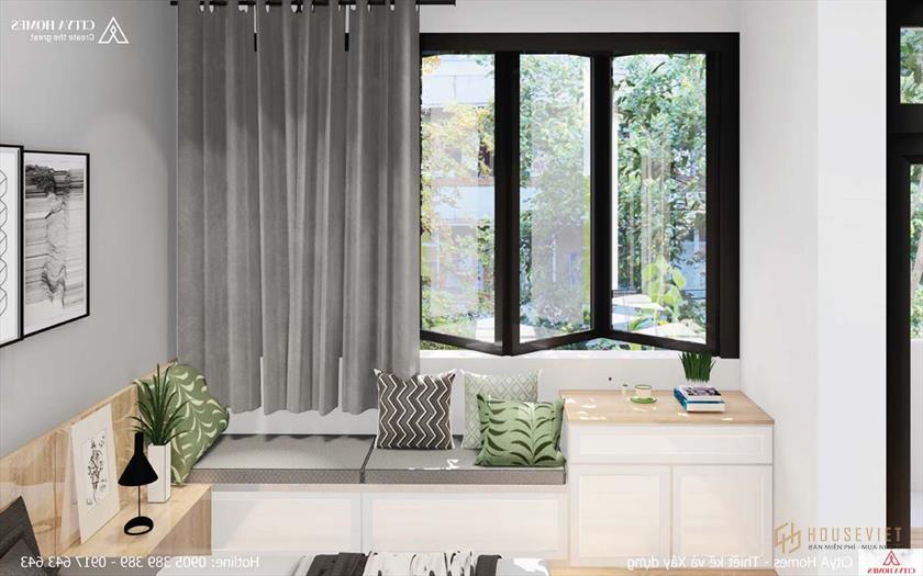 Cửa sổ ban công phòng ngủ