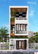 Mẫu Nhà Phố 2 Tầng 1 tum 5x17m - Khách Long Hoàng Tại Sài Gòn