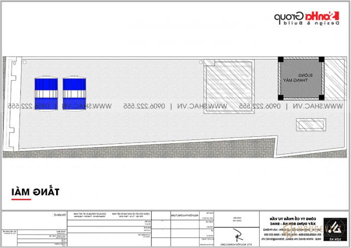 Bản vẽ chi tiết công năng biệt thự tân cổ điển mái thái mặt tiền 3,99m dài 14m tại Hải Phòng