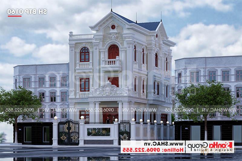 Hài lòng với mẫu thiết kế biệt thự tân cổ điển 3 tầng kiểu Pháp tại Sài Gòn 