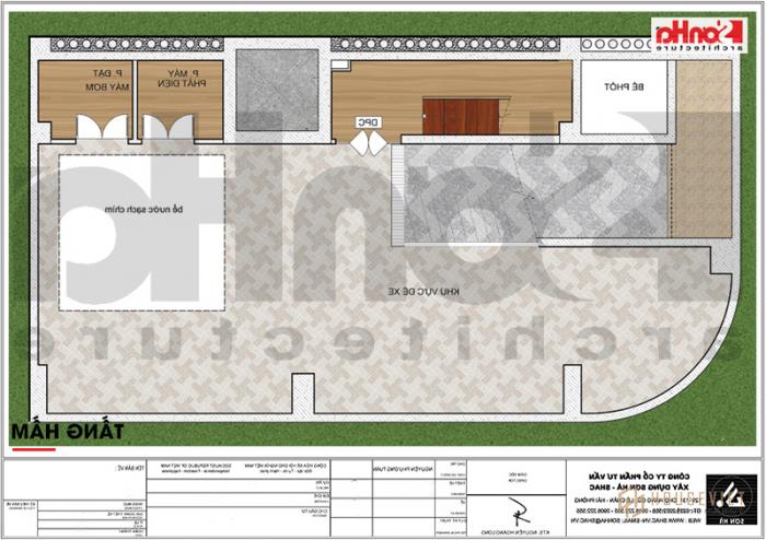 Tầng trệt khách sạn tân cổ điển 3 sao có căn hộ cho thuê 