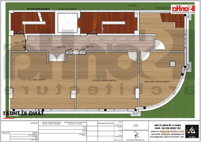 Mặt bằng công năng khách sạn 3 sao tân cổ điển kết hợp căn hộ cho thuê 