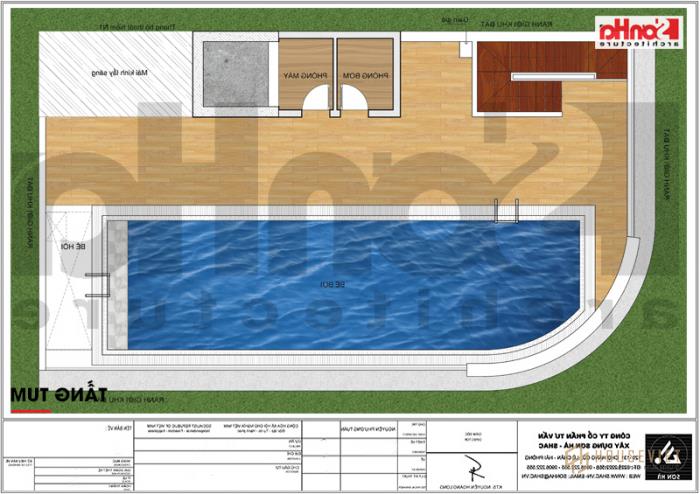 Mặt bằng công năng khách sạn tân cổ điển 3 sao kết hợp căn hộ cho thuê 