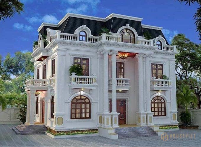 Biệt thự 3 tầng nguy nga và tráng lệ