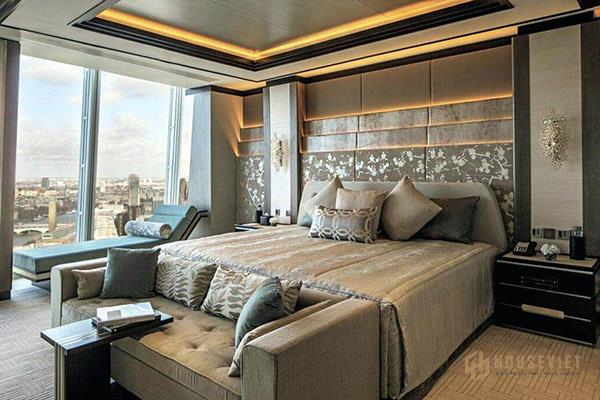 Nội thất phòng khách sạn 4 sao cần được trang bị đầy đủ tiện nghi, hiện đại
