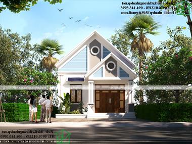 Thiết kế mẫu nhà cấp 4 70m2 nhà cấp 4 tại Nghệ An NDNC474
