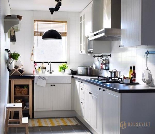 nhà bếp sáng sủa