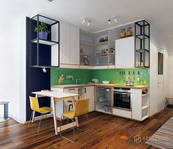 bếp tích hợp phòng ăn