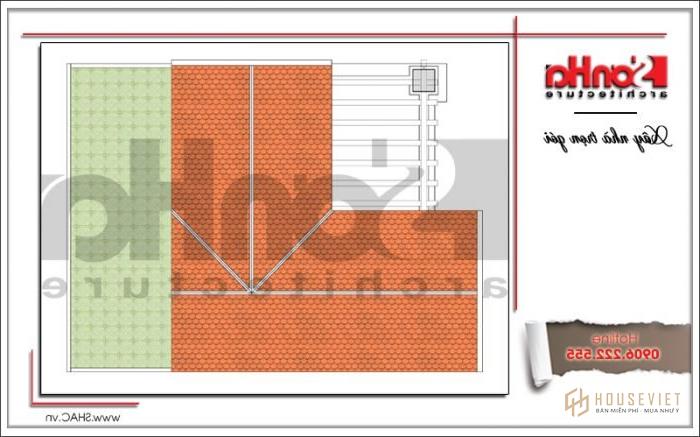 Mặt bằng biệt thự pháp tại Hải Phòng sh btp 0105