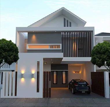 20+ Mẫu nhà 2 tầng mặt tiền 6m hot nhất năm