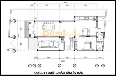 Mẫu biệt thự 3 tầng mặt tiền 7m phong cách Tân cổ điển Pháp