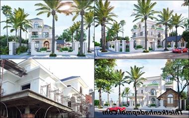 Biệt thự vườn 2 tầng đẹp nhất Vũng Tàu xây cho anh Sang