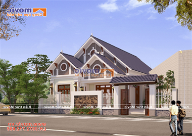 3 mẫu biệt thự 1 tầng đẹp