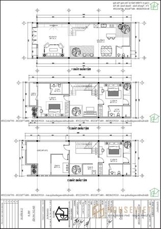 Phương án nội thất nhà ống 3 tầng đẹp NDNP3T57