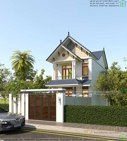 Mẫu thiết kế nhà ống 2 tầng mái thái NDNP2T24