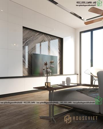 Thiết kế kệ tivi phòng khách NDNP2T24