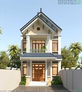 Mẫu thiết kế nhà phố 2 tầng mái thái 6x12m tại Sơn La NDNP2T24