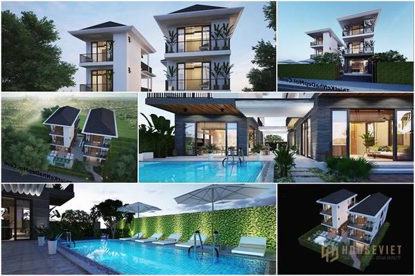 Thiết kế homestay theo phong cách resort ở Cửa Đại Hội An