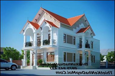 Những mẫu nhà biệt thự tân cổ điển 2 tầng đủ kiểu dáng cho năm tới