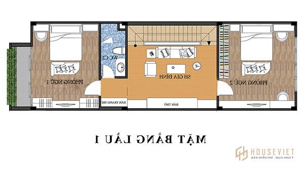 4x16m.  thiết kế nhà phố