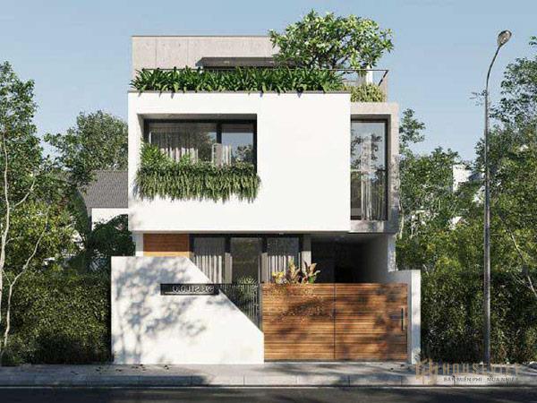 Bản vẽ nhà 2 tầng đơn giản