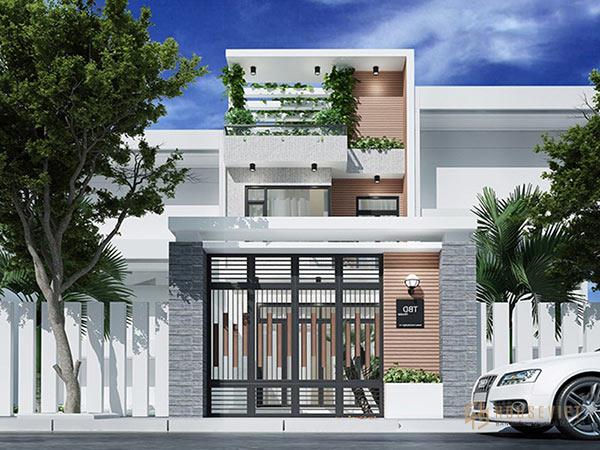 Bản vẽ nhà 2 tầng đẹp