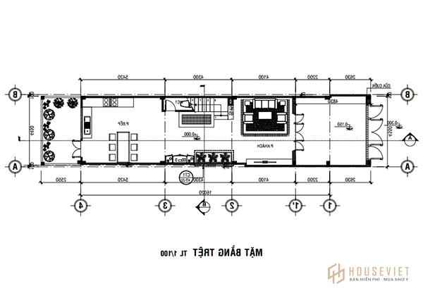 Hoàn thiện bản vẽ thiết kế nhà 2 tầng