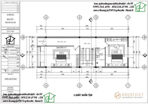 Nhà phố 4 tầng 1 tum NDNP4T11
