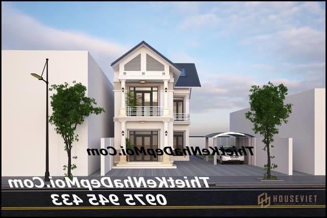 Nhà ống 1 trệt 1 lầu mái thái đẹp 6m