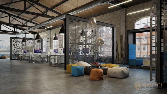 Bàn ghế được thiết kế tối ưu hóa tính năng và tiết kiệm diện tích đáng kể cho văn phòng