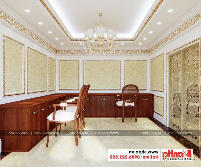 Một trong những căn phòng ngủ đẹp nhấ trong không gian nội thất nhà ống đẹp