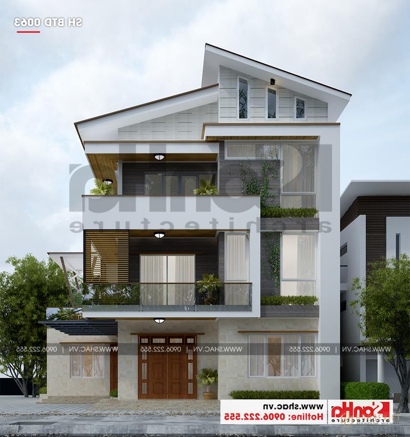 Biệt thự 3 tầng mặt tiền 10m rộng 135m2