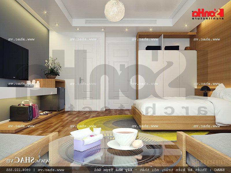 Thiết kế phòng ngủ 1 view2 khách sạn mini cổ điển đẹp sh ks 0027