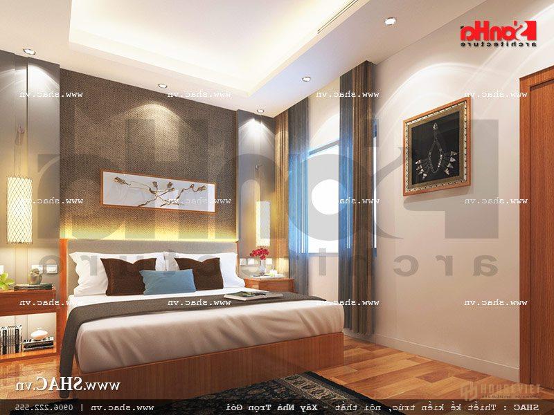 Thiết kế nội thất phòng ngủ 2 view2 khách sạn mini cổ điển đẹp sh ks 0027