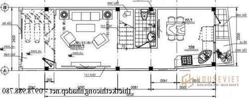 trệt lầu 1 nhà phố 4 tầng .