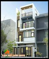 Mẫu nhà phố 3 tầng mặt tiền 5m có 4 phòng ngủ
