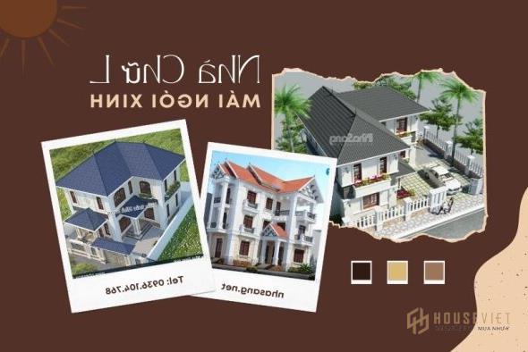 Vẻ đẹp mê đắm lòng người của 55 mẫu nhà chữ L 2-3 tầng mái ngói xinh