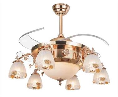 Ngắm mẫu đèn chùm kết hợp quạt trần đẹp và hiện đại nhất