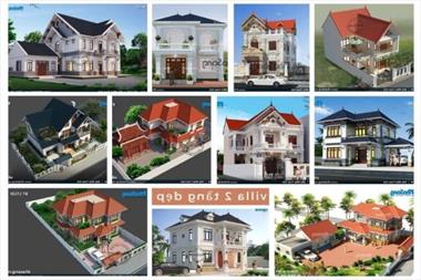 Ngả mũ trước 55 mẫu thiết kế villa 2 tầng đẹp đón đầu xu thế thời đại mới