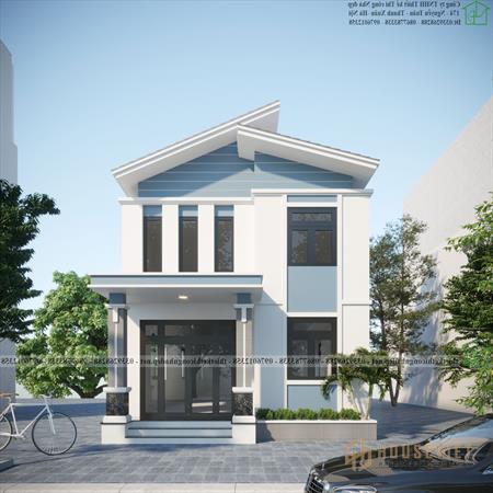 Mẫu thiết kế nhà ống 2 tầng mái thái NDNP2T25