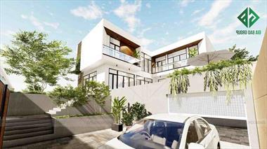 Mẫu biệt thự đẹp hiện đại không gian thoáng đãng tại TP Nha Trang